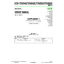 Sony DCR-TRV940, DCR-TRV940E, DCR-TRV950, DCR-TRV950E (serv.man5) Service Manual