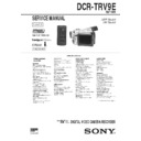 dcr-trv9e service manual