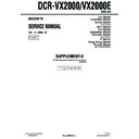 dcr-vx2000, dcr-vx2000e (serv.man4) service manual