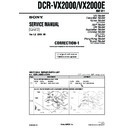 Sony DCR-VX2000, DCR-VX2000E (serv.man7) Service Manual
