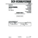 Sony DCR-VX2000, DCR-VX2000E (serv.man8) Service Manual