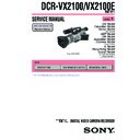 Sony DCR-VX2100, DCR-VX2100E (serv.man3) Service Manual
