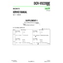 Sony DCR-VX2200E (serv.man4) Service Manual