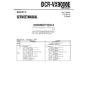 Sony DCR-VX9000E (serv.man6) Service Manual