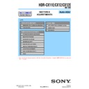 Sony HDR-CX11E, HDR-CX12, HDR-CX12E (serv.man3) Service Manual