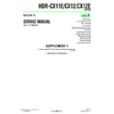 hdr-cx11e, hdr-cx12, hdr-cx12e (serv.man6) service manual