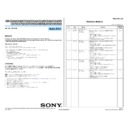 Sony HDR-CX300, HDR-CX300E, HDR-CX305E, HDR-CX350, HDR-CX350E, HDR-CX350V, HDR-CX350VE, HDR-CX370, HDR-CX370E, HDR-CX370V, HDR-XR350, HDR-XR350E, HDR-XR350V (serv.man4) Service Manual