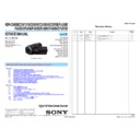 Sony HDR-CX400E, HDR-CX410VE, HDR-CX430V, HDR-CX430VE, HDR-CX510E, HDR-PJ420E, HDR-PJ420VE, HDR-PJ430, HDR-PJ430E, HDR-PJ430V, HDR-PJ430VE, HDR-PJ510E (serv.man2) Service Manual