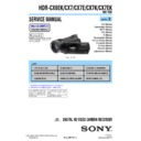 Sony HDR-CX6EK, HDR-CX7, HDR-CX7E, HDR-CX7EK, HDR-CX7K (serv.man2) Service Manual