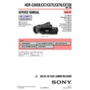 Sony HDR-CX6EK, HDR-CX7, HDR-CX7E, HDR-CX7EK, HDR-CX7K (serv.man3) Service Manual
