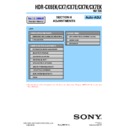 Sony HDR-CX6EK, HDR-CX7, HDR-CX7E, HDR-CX7EK, HDR-CX7K (serv.man4) Service Manual