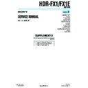 Sony HDR-FX1, HDR-FX1E (serv.man7) Service Manual