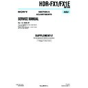 Sony HDR-FX1, HDR-FX1E (serv.man9) Service Manual