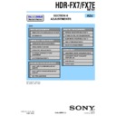 hdr-fx7, hdr-fx7e (serv.man5) service manual