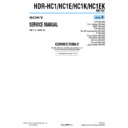 hdr-hc1, hdr-hc1e, hdr-hc1ek, hdr-hc1k (serv.man14) service manual