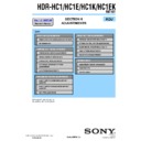 hdr-hc1, hdr-hc1e, hdr-hc1ek, hdr-hc1k (serv.man4) service manual