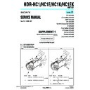hdr-hc1, hdr-hc1e, hdr-hc1ek, hdr-hc1k (serv.man6) service manual