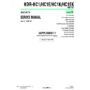 hdr-hc1, hdr-hc1e, hdr-hc1ek, hdr-hc1k (serv.man7) service manual