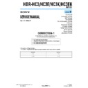 Sony HDR-HC3, HDR-HC3E, HDR-HC3EK, HDR-HC3K (serv.man10) Service Manual