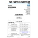 hdr-hc3, hdr-hc3e, hdr-hc3ek, hdr-hc3k (serv.man7) service manual