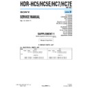hdr-hc5, hdr-hc5e, hdr-hc7, hdr-hc7e (serv.man5) service manual