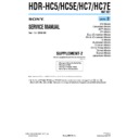 Sony HDR-HC5, HDR-HC5E, HDR-HC7, HDR-HC7E (serv.man6) Service Manual