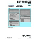 Sony HDR-HC9, HDR-HC9E (serv.man4) Service Manual