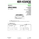 Sony HDR-HC9, HDR-HC9E (serv.man8) Service Manual