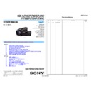 Sony HDR-PJ780E, HDR-PJ780VE, HDR-PJ790, HDR-PJ790E, HDR-PJ790V, HDR-PJ790VE (serv.man2) Service Manual