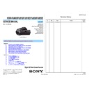 Sony HDR-PJ800, HDR-PJ810, HDR-PJ810E, HDR-PJ820, HDR-PJ820E (serv.man2) Service Manual