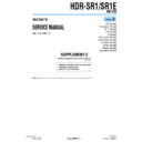 Sony HDR-SR1, HDR-SR1E (serv.man6) Service Manual