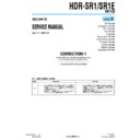 Sony HDR-SR1, HDR-SR1E (serv.man8) Service Manual
