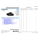 Sony HDR-TD30, HDR-TD30E, HDR-TD30V, HDR-TD30VE (serv.man2) Service Manual