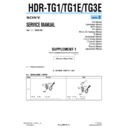 hdr-tg1, hdr-tg1e, hdr-tg3e (serv.man4) service manual