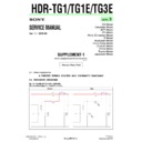 hdr-tg1, hdr-tg1e, hdr-tg3e (serv.man6) service manual