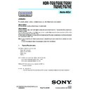 Sony HDR-TG5, HDR-TG5E, HDR-TG5V, HDR-TG5VE, HDR-TG7VE (serv.man3) Service Manual