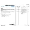 Sony HDR-XR150, HDR-XR150E, HDR-XR155E (serv.man3) Service Manual