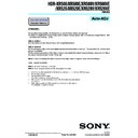 Sony HDR-XR500, HDR-XR500E, HDR-XR500V, HDR-XR500VE, HDR-XR520, HDR-XR520E, HDR-XR520V, HDR-XR520VE (serv.man3) Service Manual