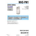 Sony MHS-PM1 Service Manual