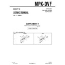 Sony MPK-DVF (serv.man2) Service Manual