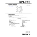 Sony MPK-DVF3 Service Manual