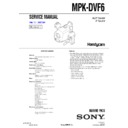 Sony MPK-DVF6 Service Manual