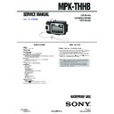 Sony MPK-THHB Service Manual