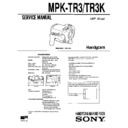 Sony MPK-TR3 Service Manual