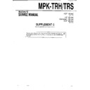 Sony MPK-TRH (serv.man2) Service Manual