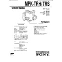 Sony MPK-TRH Service Manual