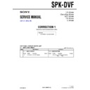 Sony SPK-DVF (serv.man2) Service Manual