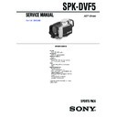spk-dvf5 service manual