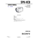 Sony SPK-HCB Service Manual