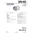 Sony SPK-HCE Service Manual